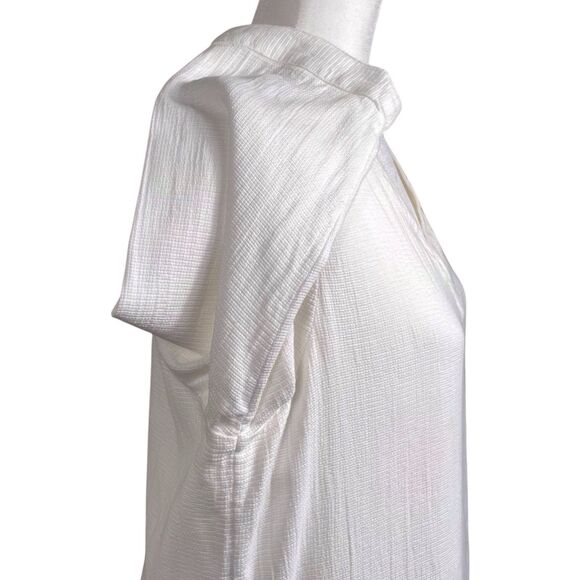 Soft Surroundings Cotton Gauze Embroidered Tunic Top White Size Medium - Picture 11 of 16